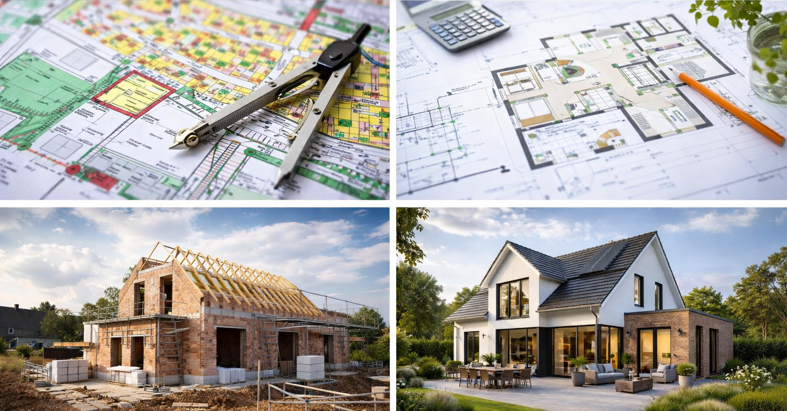 Haus bauen im Landkreis Cloppenburg –                    der komplette Ablauf