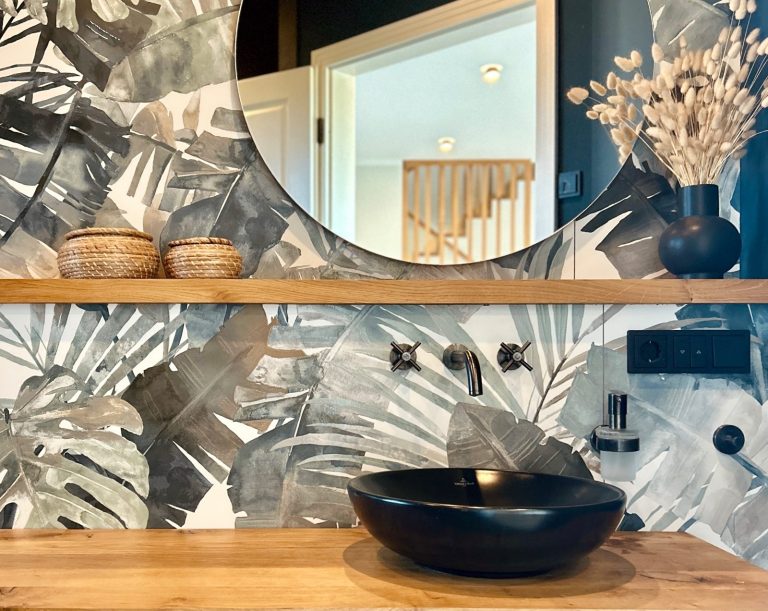 Gäste WC modernes Design Waschbecken